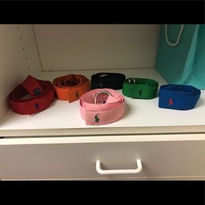 Vintage Ralph Lauren Ribbon belts